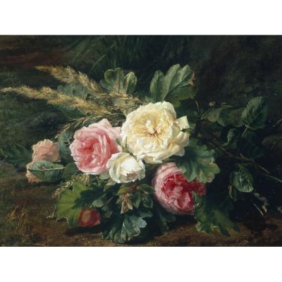 Gerardina Jacoba van de Sande Bakhuyzen – Roses Still Life